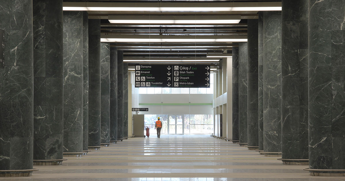 Izmir, Turkey Adnan Menderes Domestic Airport 